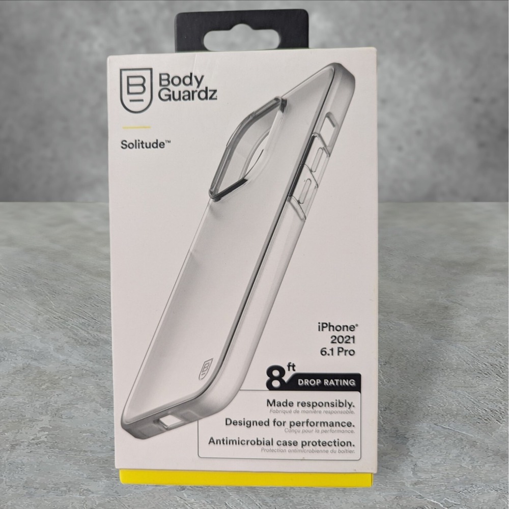L6.‎ Body Guardz Solitude Series Hard Case for Apple iPhone 13 Pro - Clear